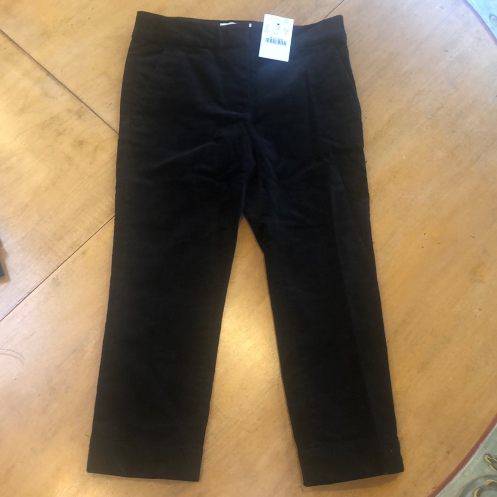 NWT CREWCUTS Girls Black VELVET PANTS Size 5